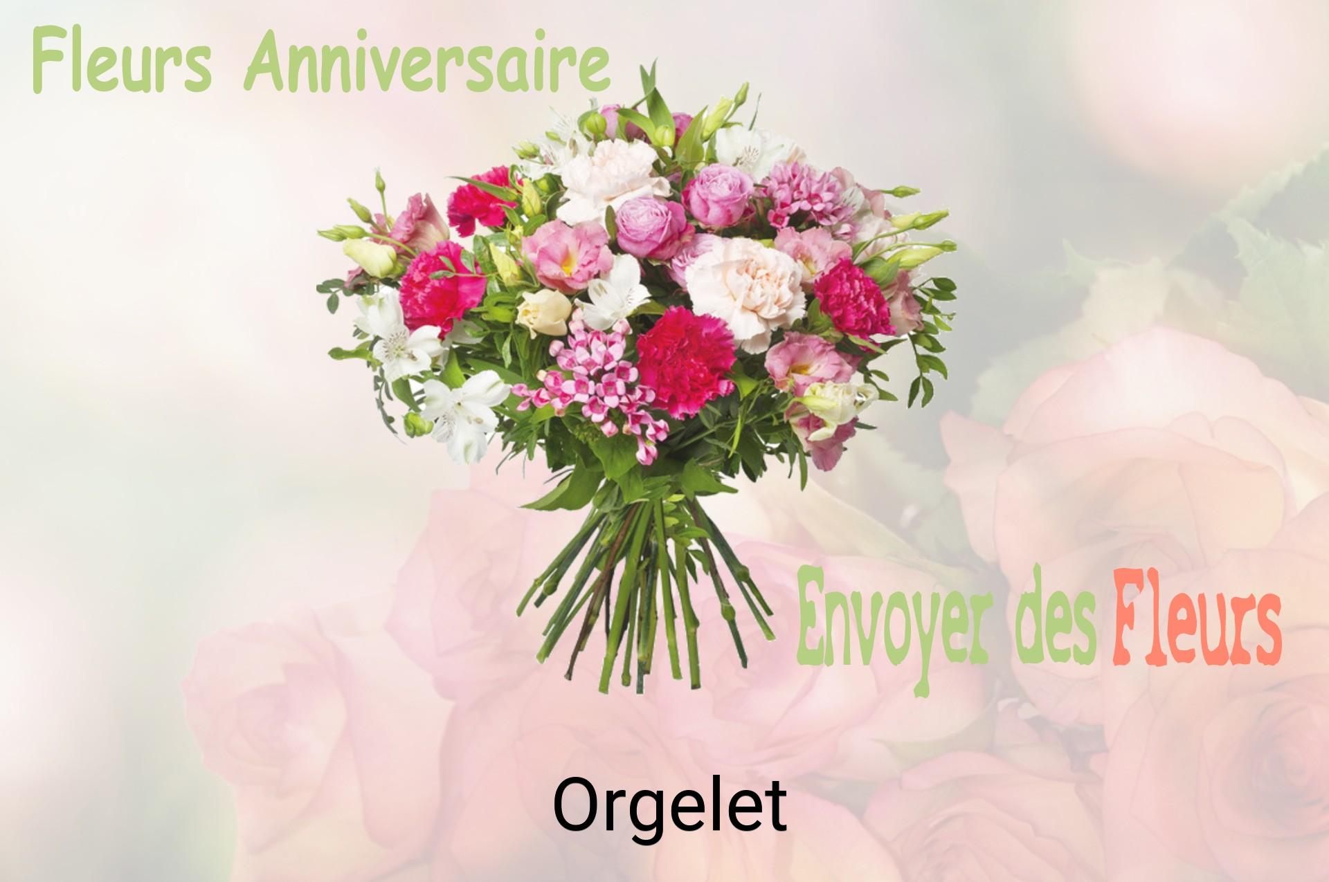 Bouquet de fleurs d’anniversaire livré à Orgelet
